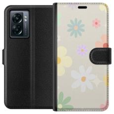 iSecrets - Plånboksfodral till OnePlus Nord N300 med fejdande blommor