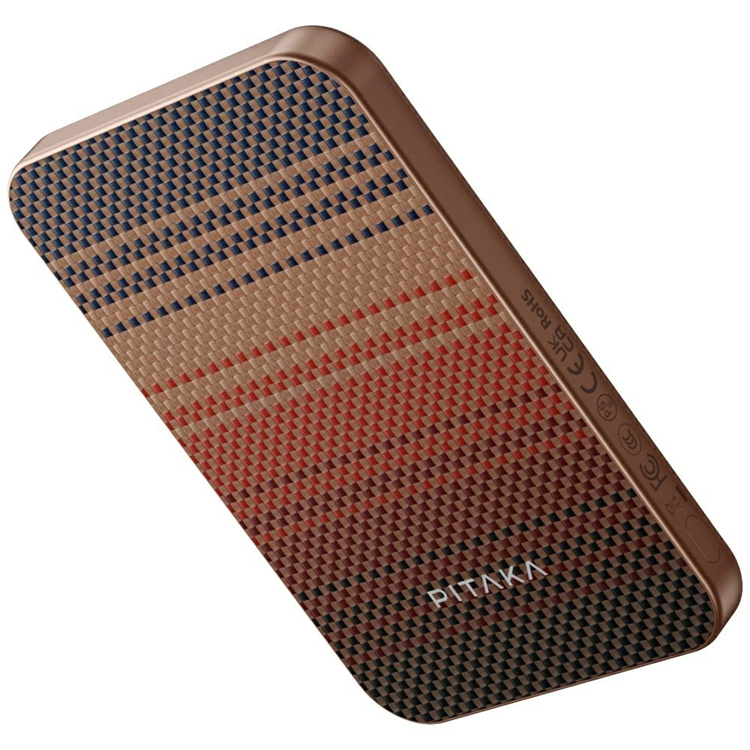 PITAKA Qi2 MagSafe Powerbank 5000mAh 15W Aramid Fiber - Sunset