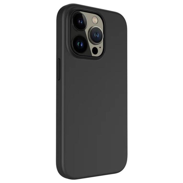A-One Brand - iPhone 14 Pro Max Skal Liquid Silicone - Svart