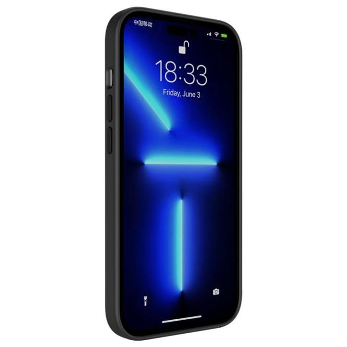 A-One Brand - iPhone 14 Pro Max Skal Liquid Silicone - Svart