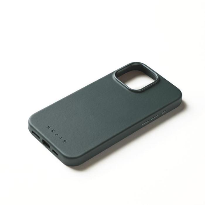 Mujjo - Mujjo iPhone 16 Pro Max Mobilskal MagSafe Läder - Livid Grön