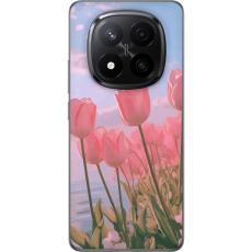 Gustaf - Mobilskal till Xiaomi Redmi Note 14 Pro+ med Rosa Tulpaner