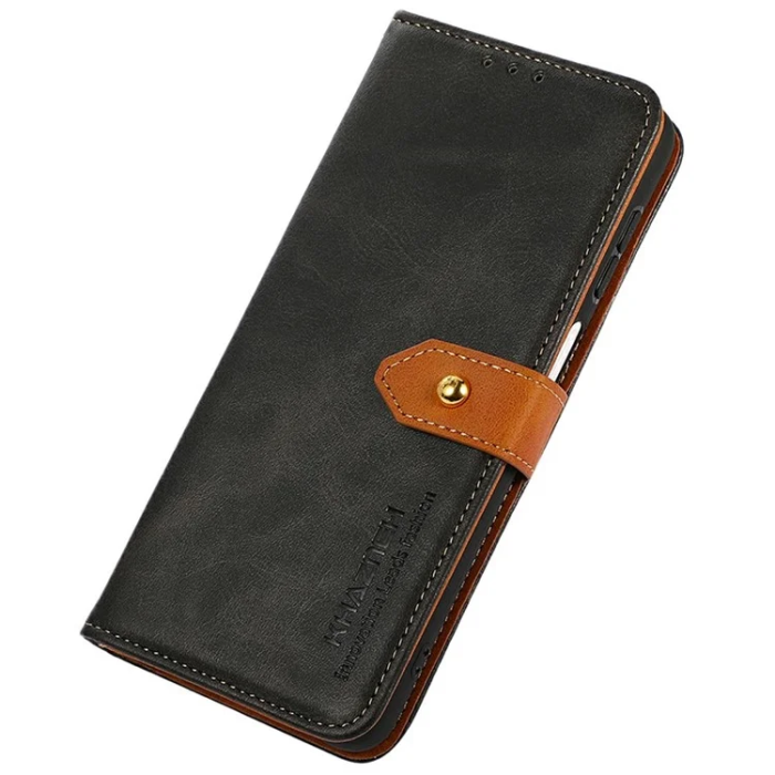 KHAZNEH - KHAZNEH iPhone 17 Pro Max Plånboksfodral Läder Stativ