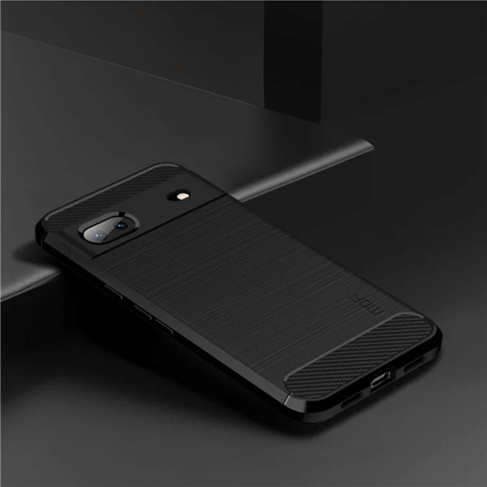 OEM - Google Pixel 7 Skal Carbond Fiber Texture - Svart