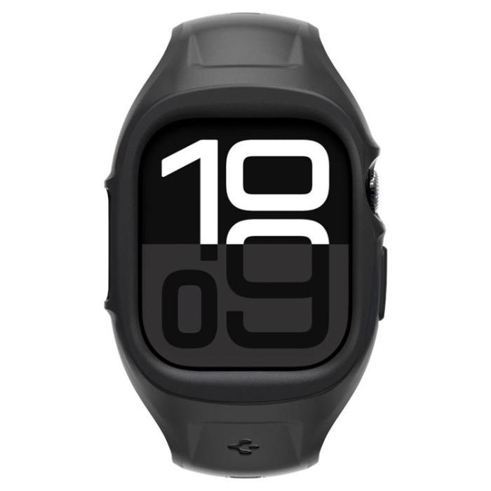 Spigen - Spigen Apple Watch 46mm Series 10 Armband Liquid Air Pro - Svart