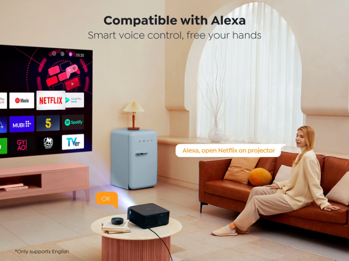 Yaber - Yaber Multimediaprojektor med JBL-högtalare LCD FullHD 1080p