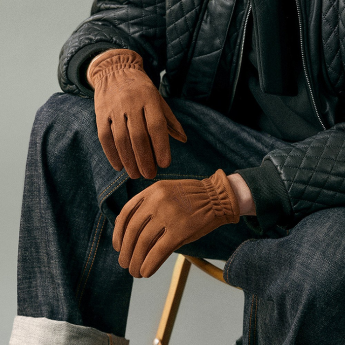 GOLOVEJOY - GOLOVEJOY Touchvantar Handskar Cykel Mocka DY55 - Kamel