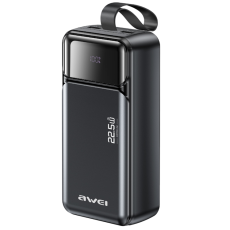 Awei - Awei Powerbank 40000mAh 22.5W 3xUSB-C PA-105 - Svart