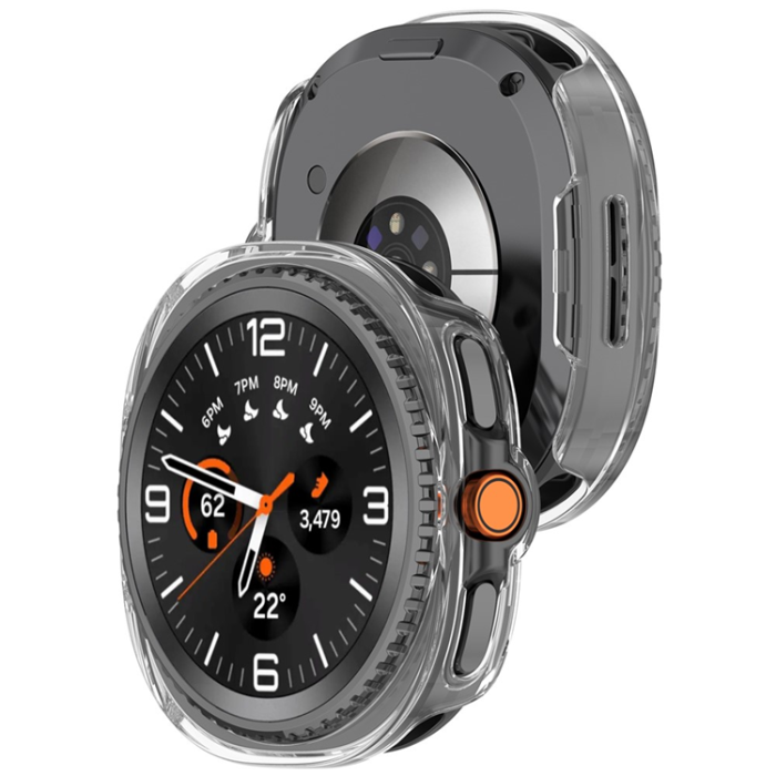 A-One Brand - Galaxy Watch 8 Classic (46mm) Skal Hollow Design - Transparent
