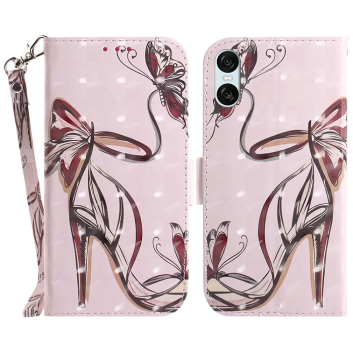 A-One Brand - Sony Xperia 10 VI Plånboksfodral 3D Pattern - Butterfly