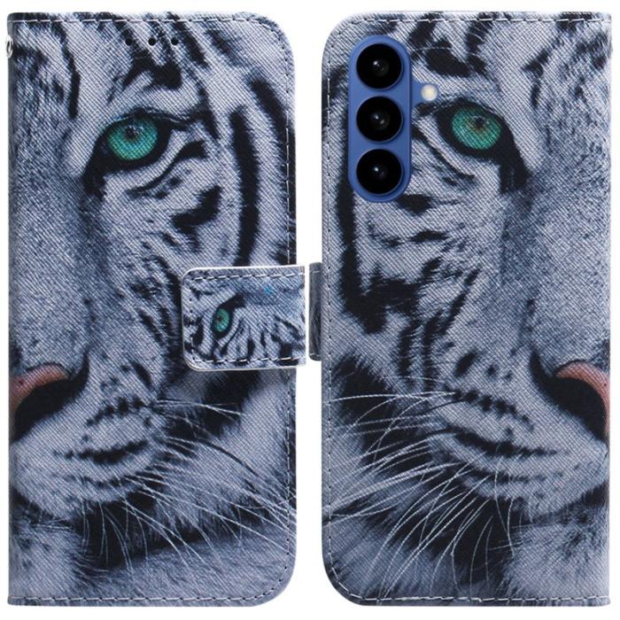 OEM - Samsung Galaxy S26 / S26 Pro Plånboksfodral Mönstertryck Konstläder - Tiger