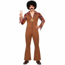 A-One Brand - 70-tals Hippie Maskeraddr&auml;kt Peace