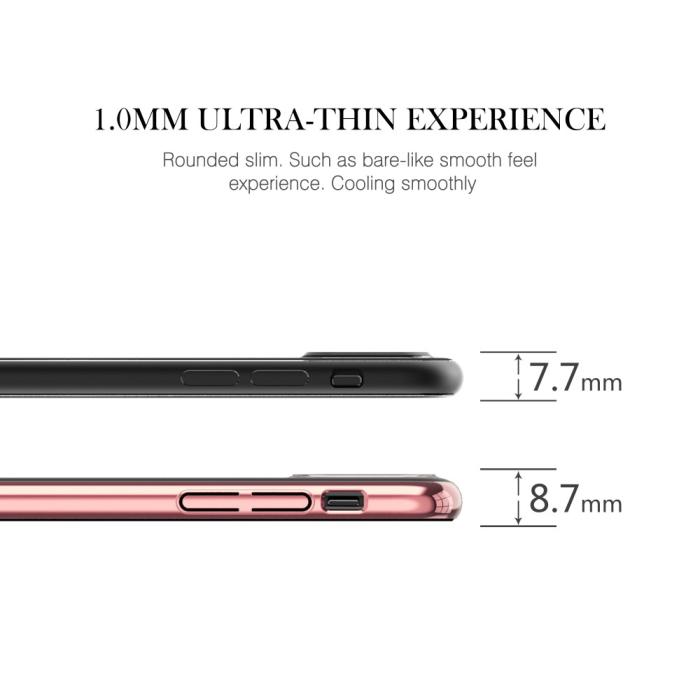 Kingxbar - Kingxbar Skal Med Swarovski Stenar till iPhone XS / X - Flower Hairpin