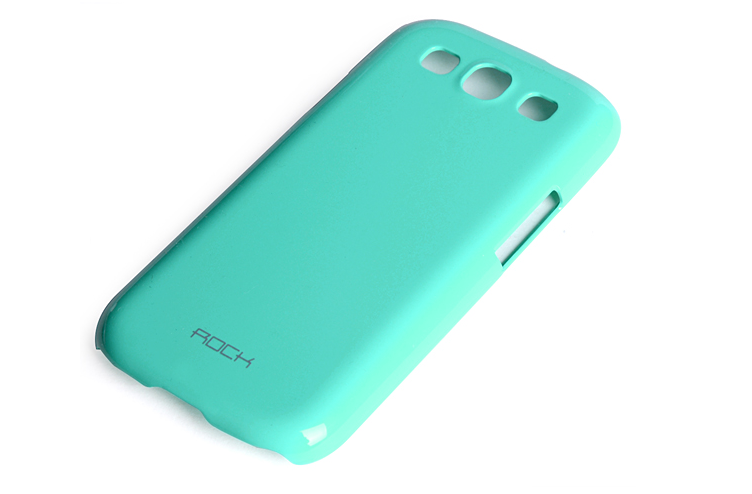 Rock Colorful Skal till Samsung Galaxy S3 i9300 + HD Skärmskydd (Turkos) | 2353 | AlltMobil