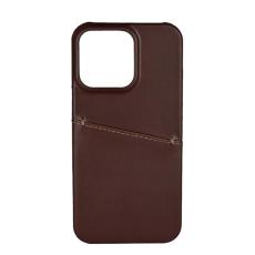 BUFFALO - BUFFALO äkta läder Skal iPhone 13 Pro - Brun