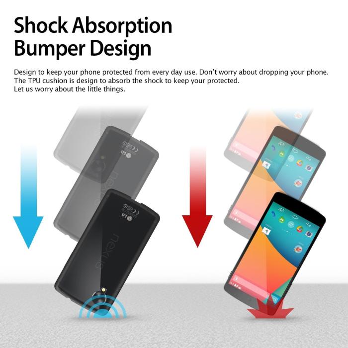 UTGATT5 - RINGKE Fusion skal till LG Nexus 5 (Svart)