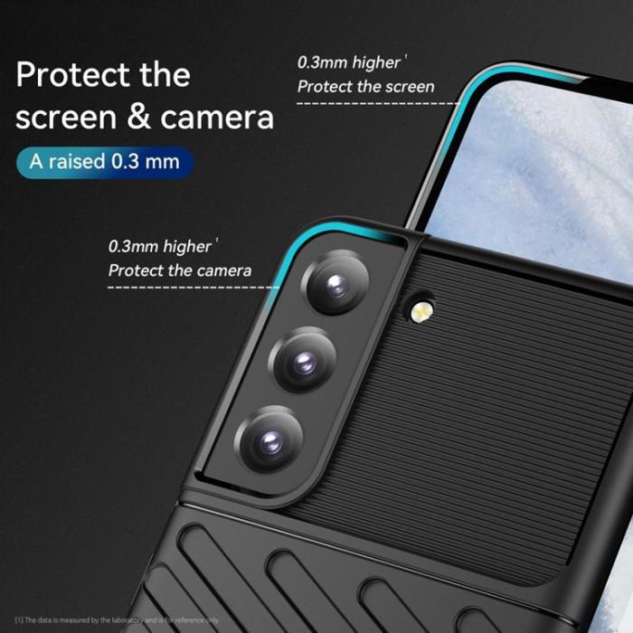 OEM - Thunder Twill Skal Galaxy S22 5G - Svart