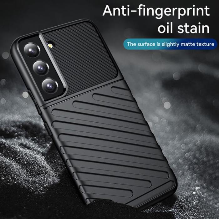 OEM - Thunder Twill Skal Galaxy S22 5G - Svart