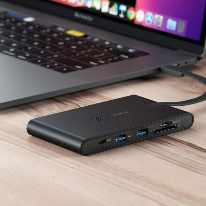 UTGATT1 - ALOGIC USB-C Travel Dock Pro 7 portar med 100W PD