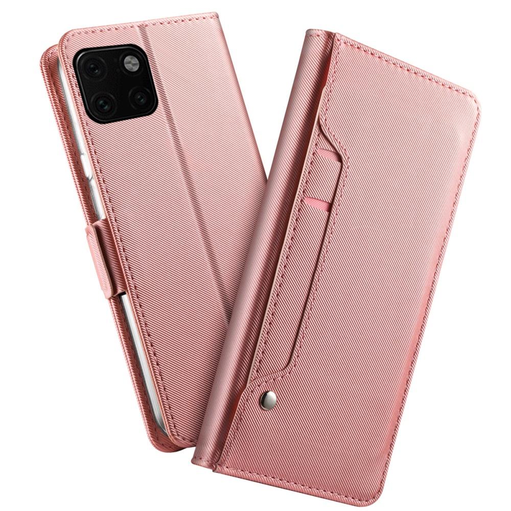Plånboksfodral med Spegel till Huawei P40 - Rose Gold | 2353 | AlltMobil