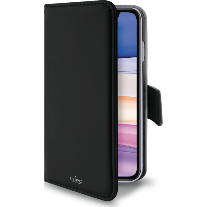 UTGATT1 - Puro - Detachable Plånboksfodral EcoLeather iPhone 11 - Svart