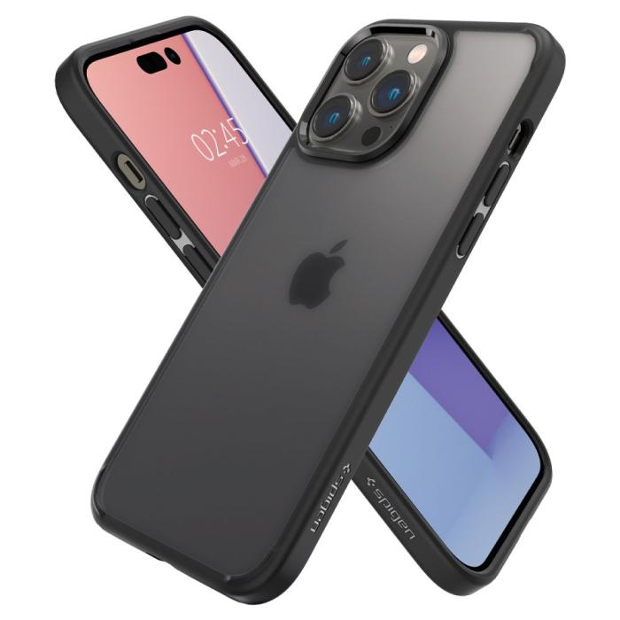 Spigen - Spigen iPhone 14 Pro Max Skal Ultra Hybrid - Frost Svart