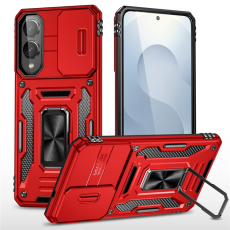 A-One Brand - Galaxy S25 Edge Mobilskal Kickstand Slide - Röd