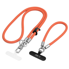 Tech-Protect - Tech-Protect Mobilrem Crossbody Och Wrist C10S - Orange/Titanium