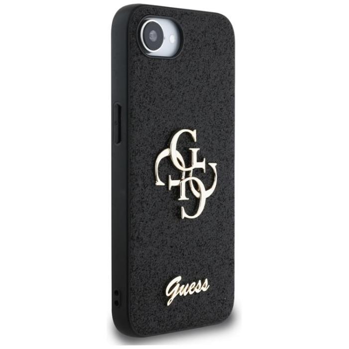 Guess - Guess iPhone 16e Mobilskal Fixed Glitter Big 4G - Svart