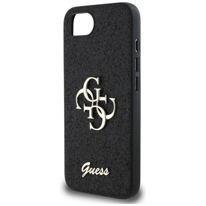 Guess - Guess iPhone 16e Mobilskal Fixed Glitter Big 4G - Svart