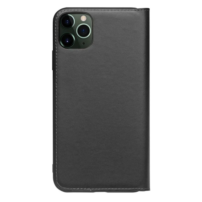 QIALINO - Qialino iPhone 11 Pro Plånboksfodral Äkta Läder - Svart