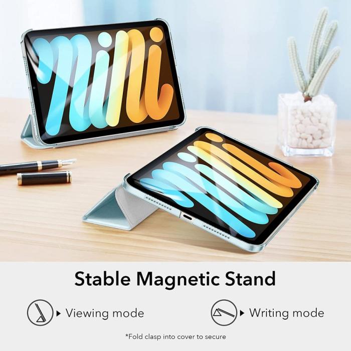 UTGATT5 - ESR Ascend Trifold Fodral iPad Mini 6 2021 - Ljus Blå