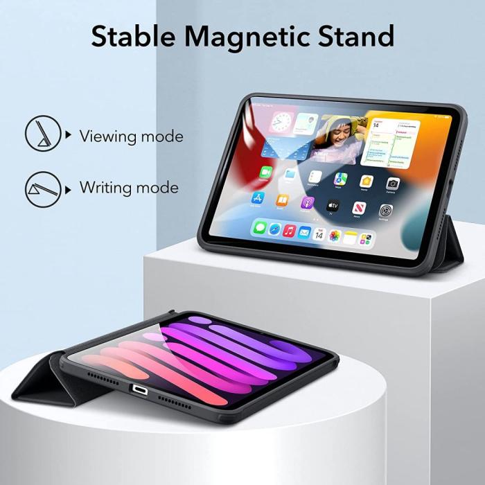 UTGATT5 - ESR Rebound Hybrid Fodral iPad Mini 6 2021 - Frosted Svart