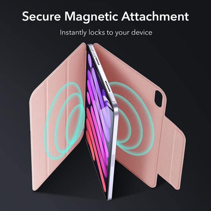 UTGATT5 - ESR Rebound Magnetic Fodral iPad Mini 6 2021 - Rosa Guld
