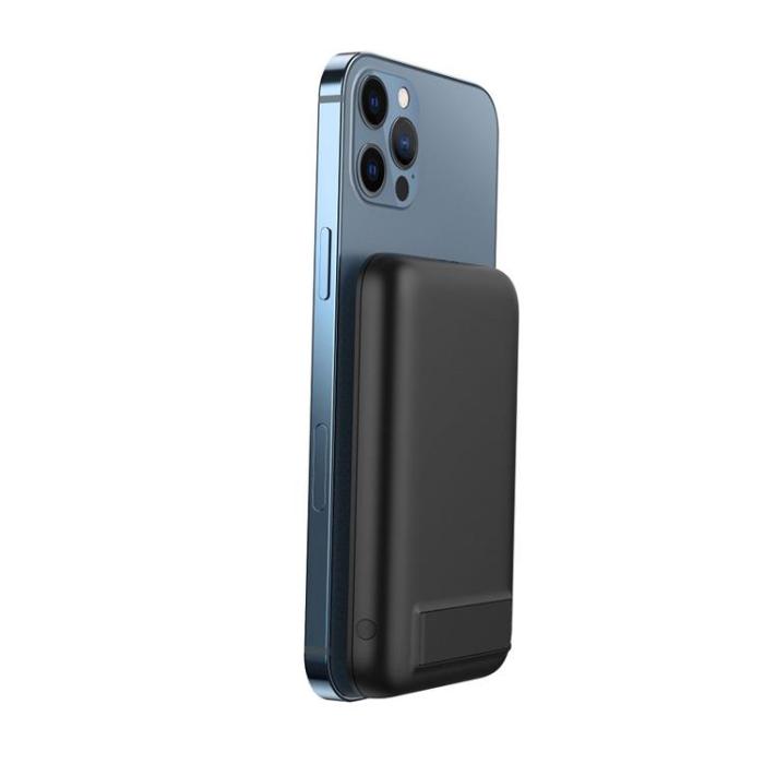 Veger - VEGER Powerbank 5000 mAh Magsafe 20W med trådlös laddning - Svart
