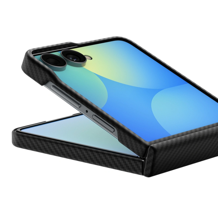 Spigen - Spigen Mobilskal För Galaxy Z Flip 8 MagSafe Airskin Aramid - Svart