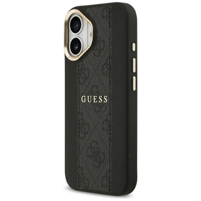 Guess - Guess iPhone 17 Mobilskal Magsafe Stripe - Svart