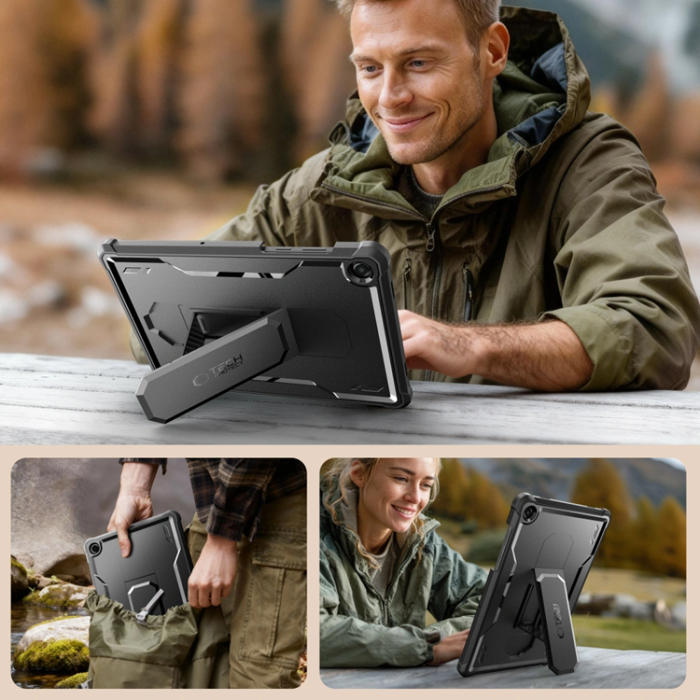 Tech-Protect - Tech Protect Galaxy Tab S9 Skal Kevlar Pro - Svart