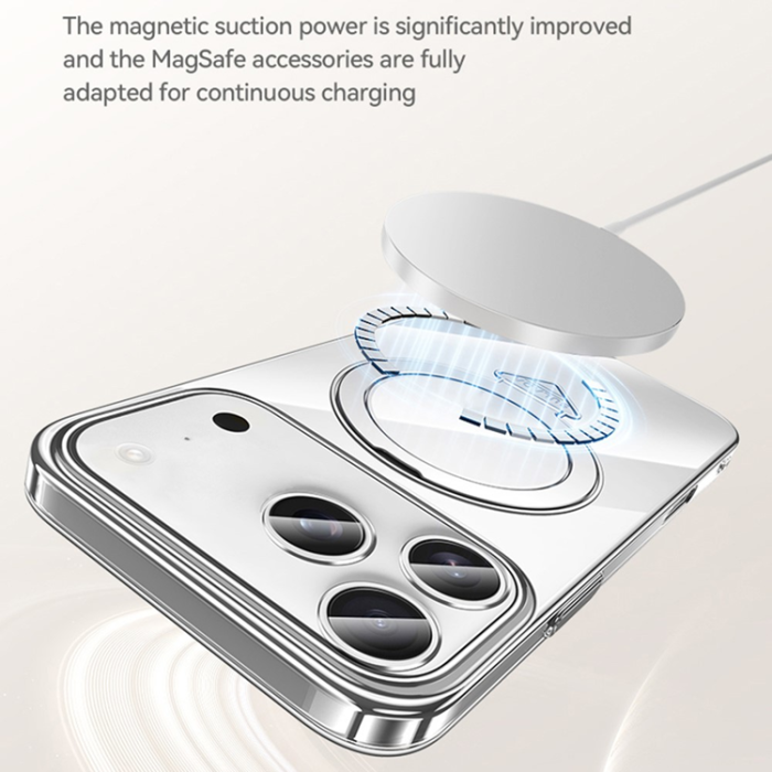 SULADA - SULADA iPhone 17 Pro Mobilskal MagSafe Electroplated - Titansvart