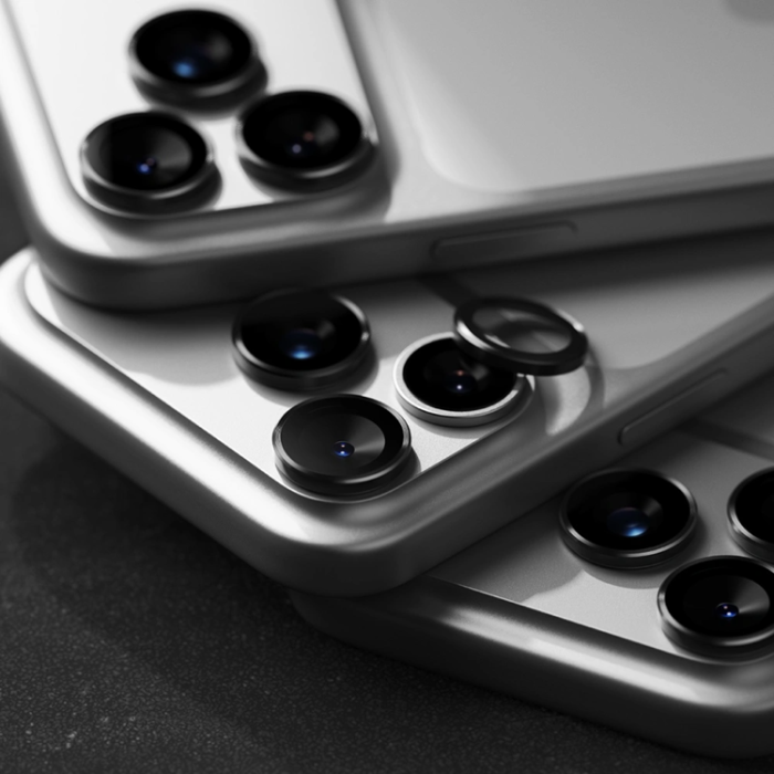 Ringke - [2-Pack] Ringke iPhone 17 Pro/17 Pro Max Härdat Glas Kameraskydd - Svart