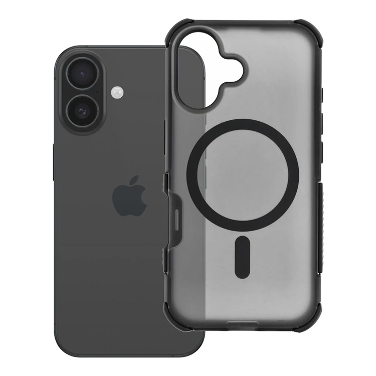 Forcell Mobilskal Magsafe För iPhone 16 BumperX - Svart