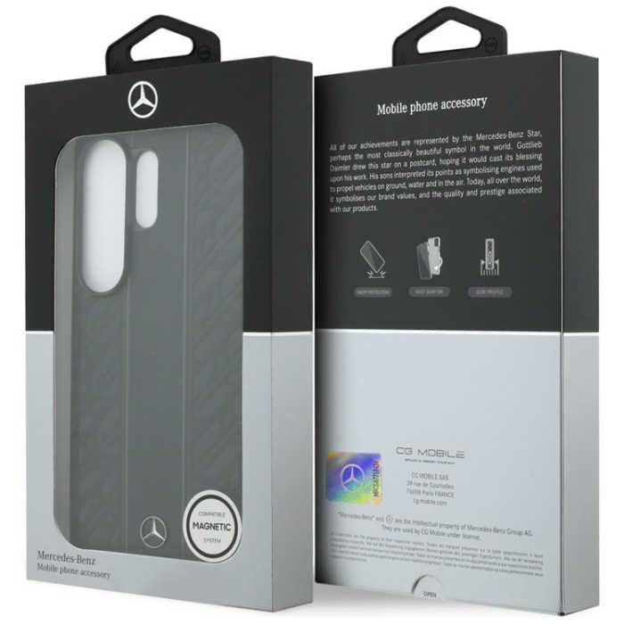 Mercedes - Mercedes Mobilskal För Galaxy S26 Ultra MagSafe Laurel Leaves Vertical Stripes