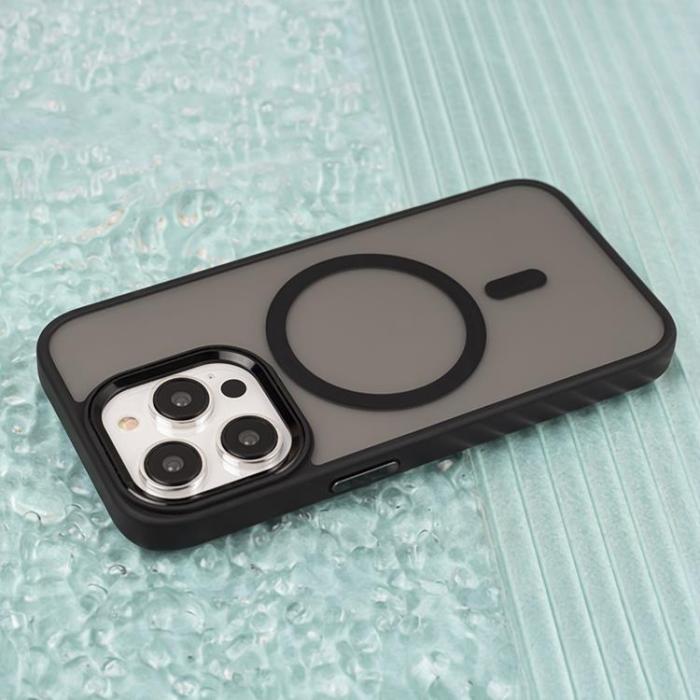 OEM - iPhone 16 Mobilskal MagSafe Frozen - Svart