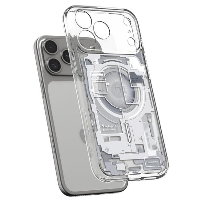 Spigen - Spigen Mobilskal För iPhone 18 Pro/17 Pro Magsafe Ultra Hybrid Zero One - Vit