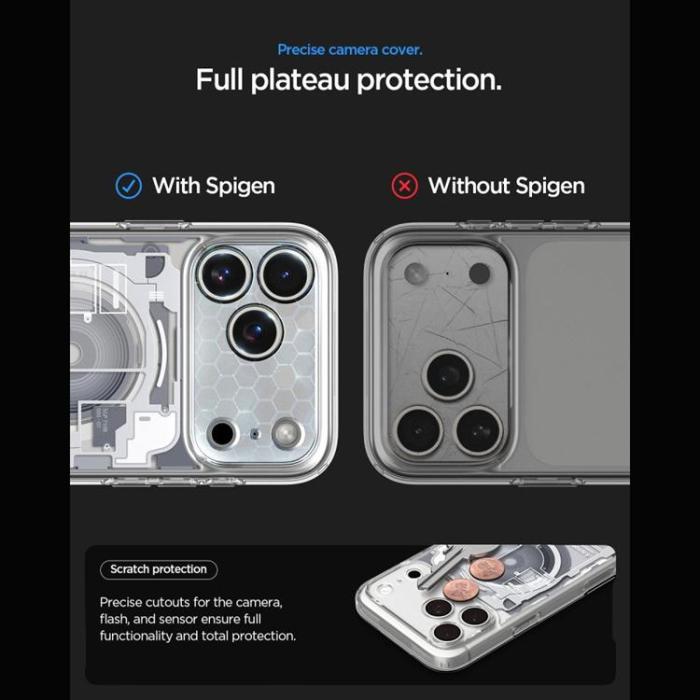 Spigen - Spigen Mobilskal För iPhone 18 Pro/17 Pro Magsafe Ultra Hybrid Zero One - Vit