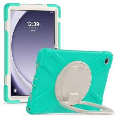A-One Brand - Galaxy Tab A9 Plus Skal Kickstand Handle Grip - Mintgrön
