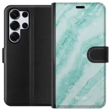 Gustaf - Pl&aring;nboksfodral till Samsung Galaxy S25 Ultra med Mint Marble