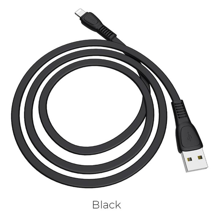Hoco - HOCO Noah USB-A till Lightning kabel X40 1m Svart