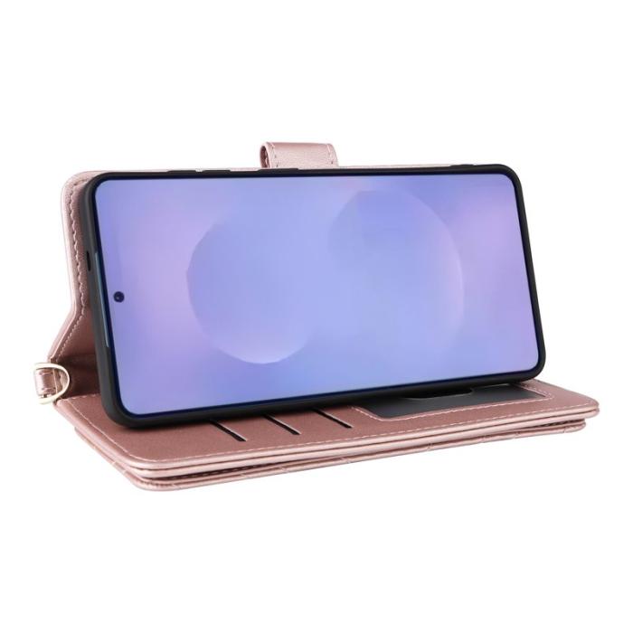 OEM - Samsung Galaxy S26 / S26 Pro Plånboksfodral Konstläder - Rosa