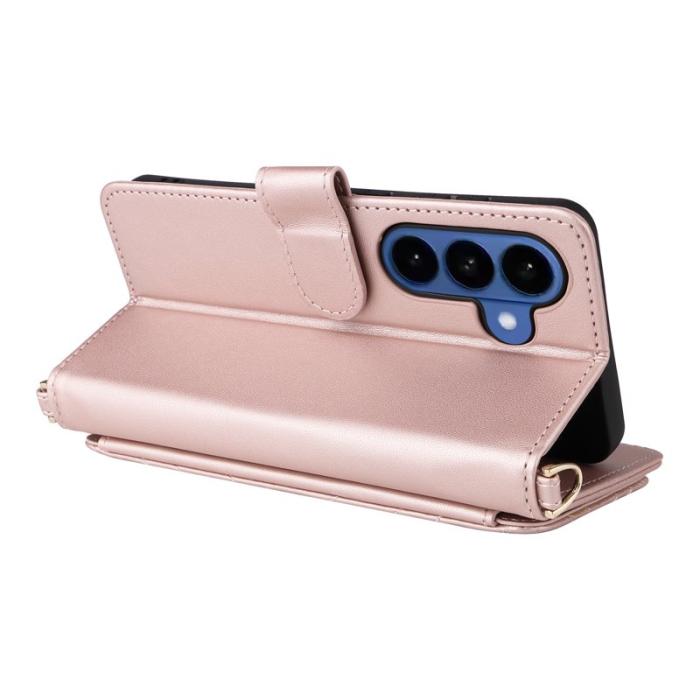 OEM - Samsung Galaxy S26 / S26 Pro Plånboksfodral Konstläder - Rosa